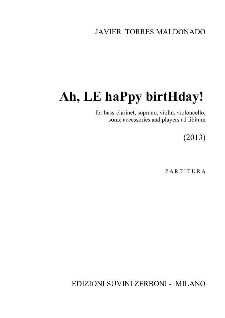Ah Le happy birtHday