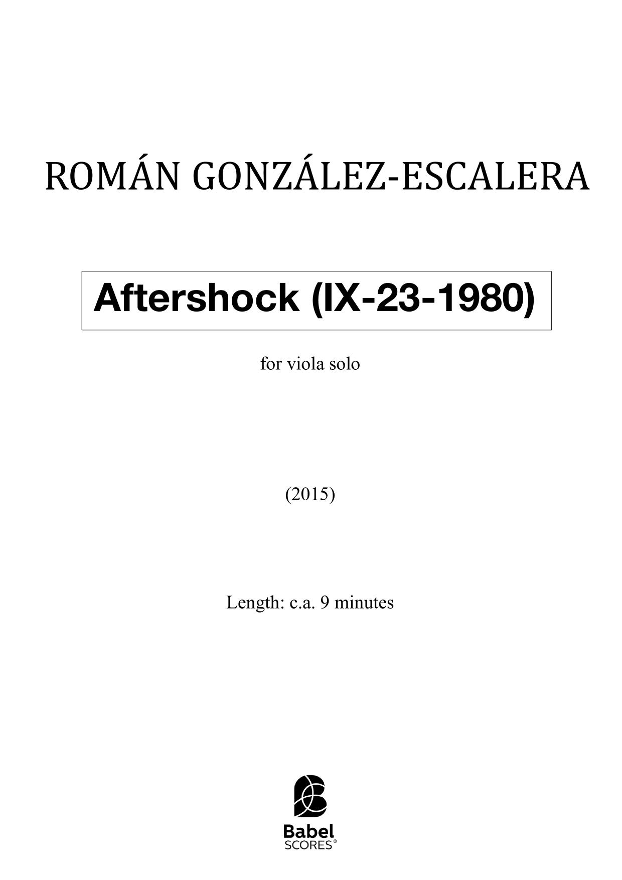 Aftershock (IX-23-1980)