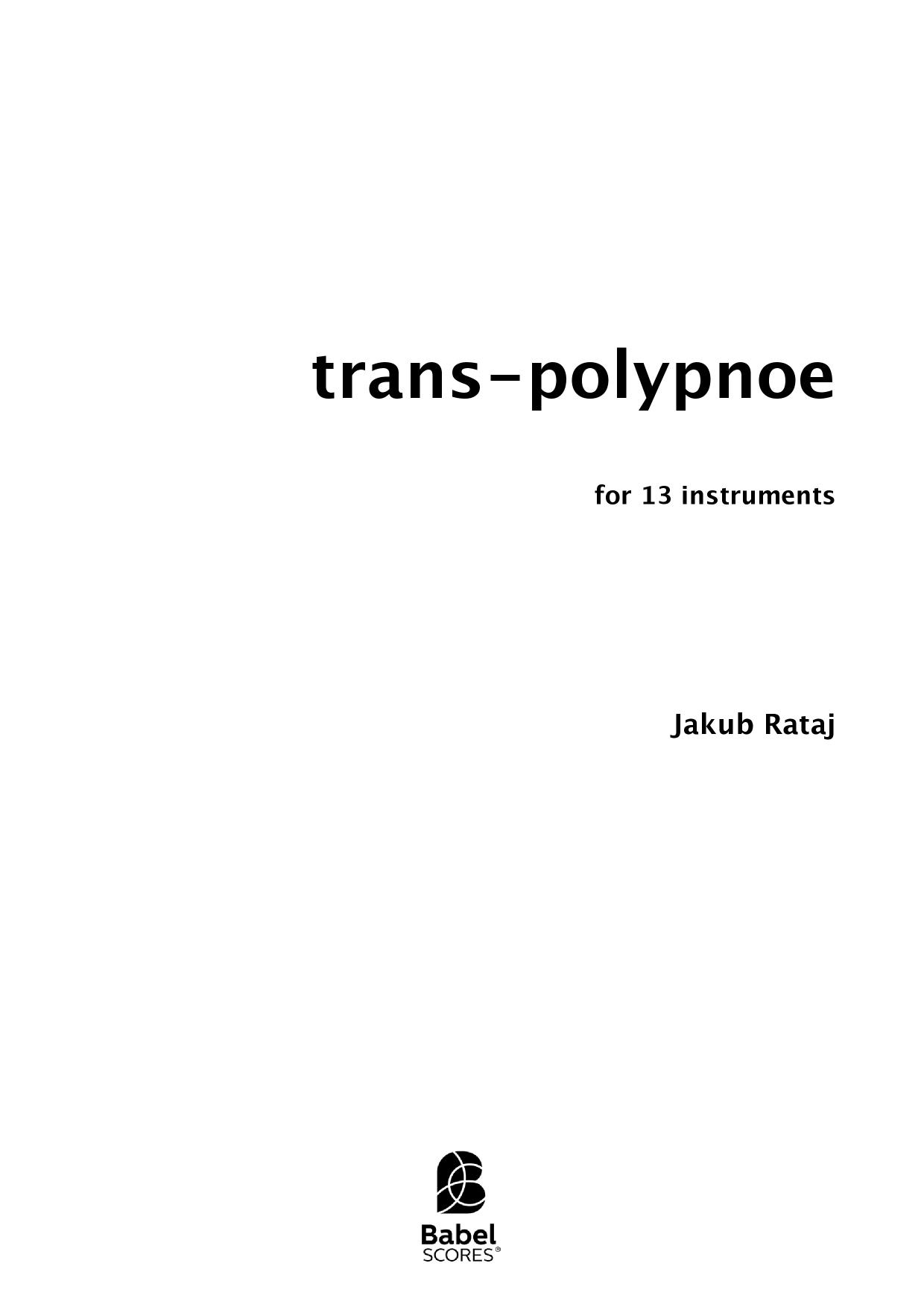 Trans-Polypnoe