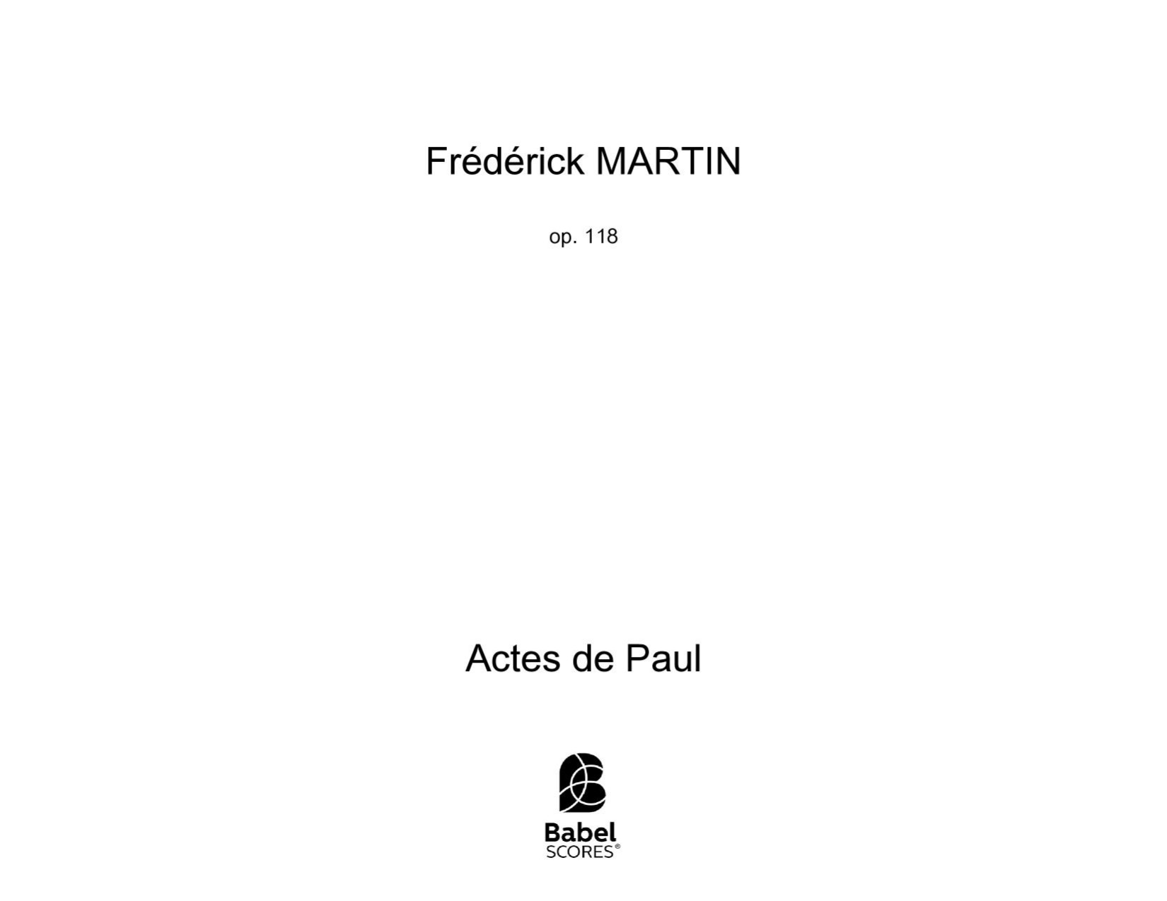 Actes de Paul