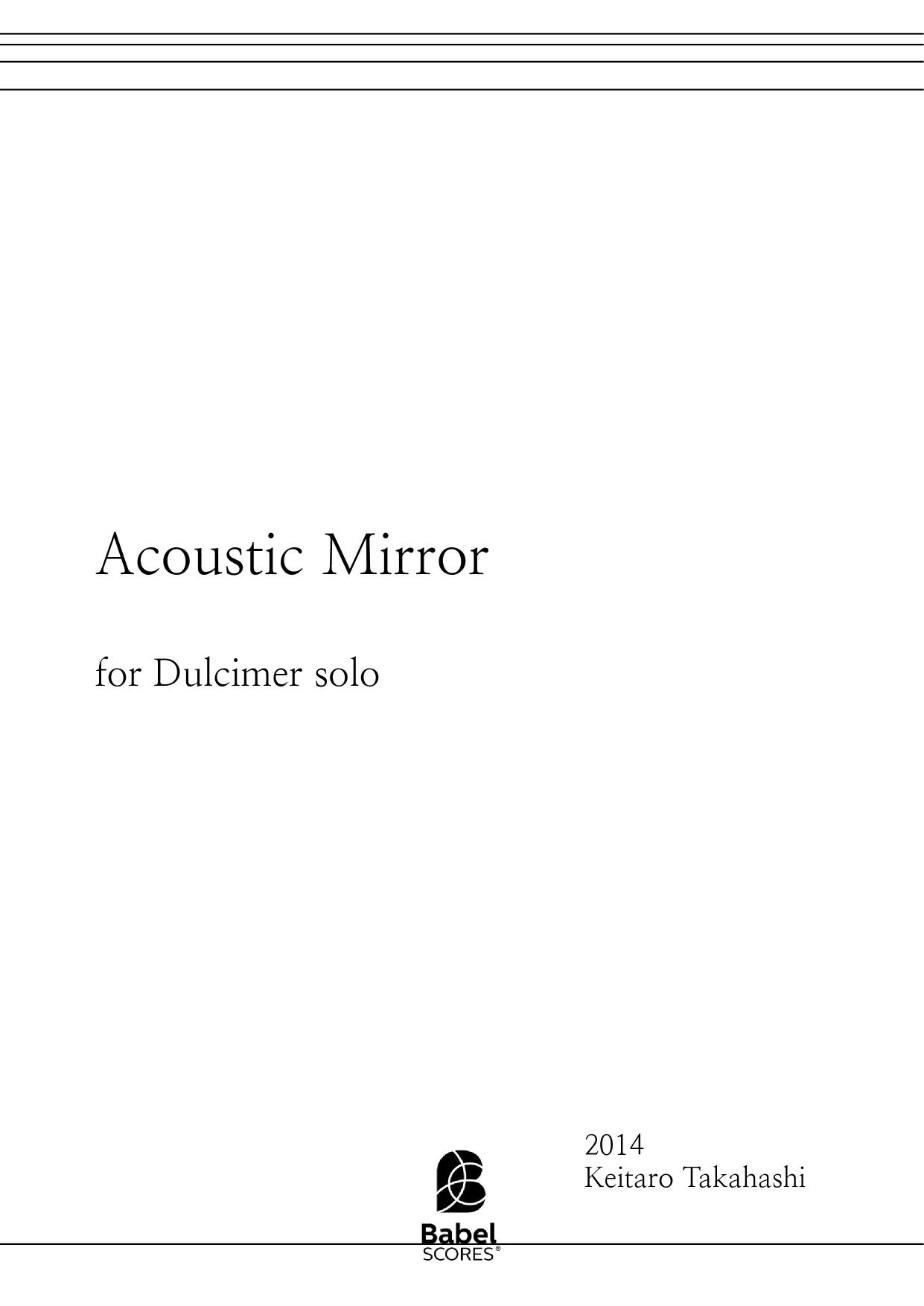 Acoustic Mirror