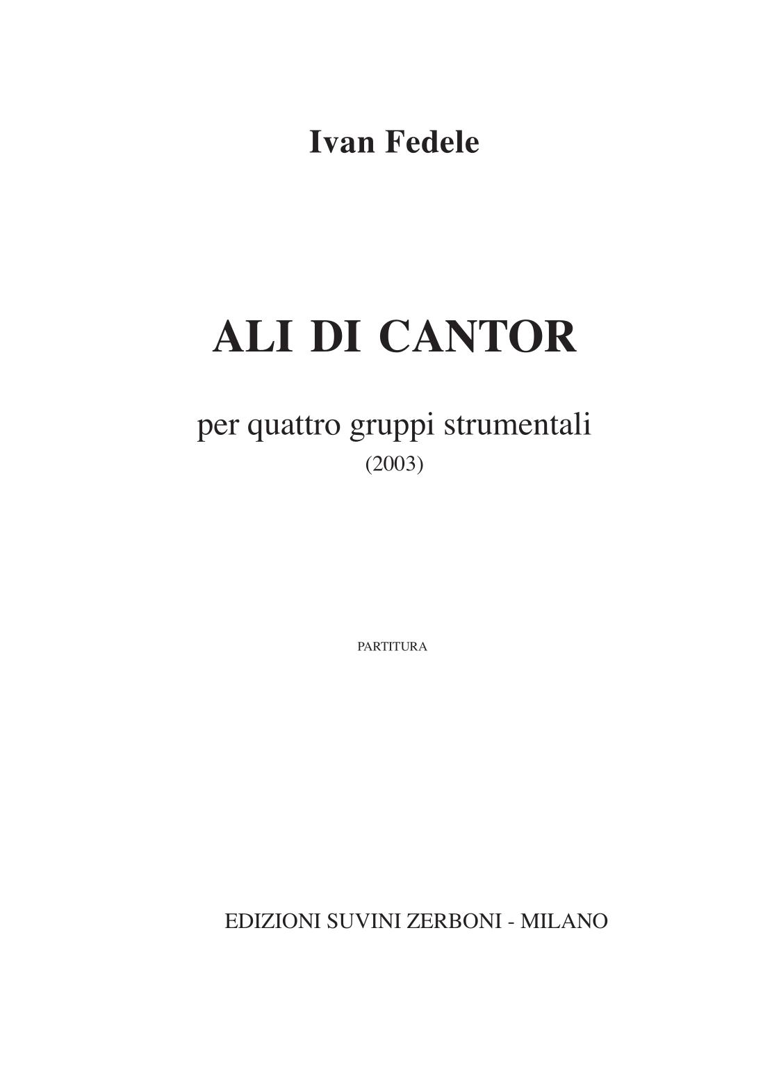 Ali di cantor