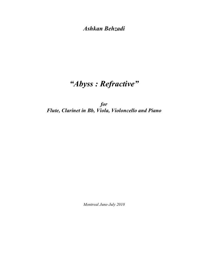 Abyss ：Refractive