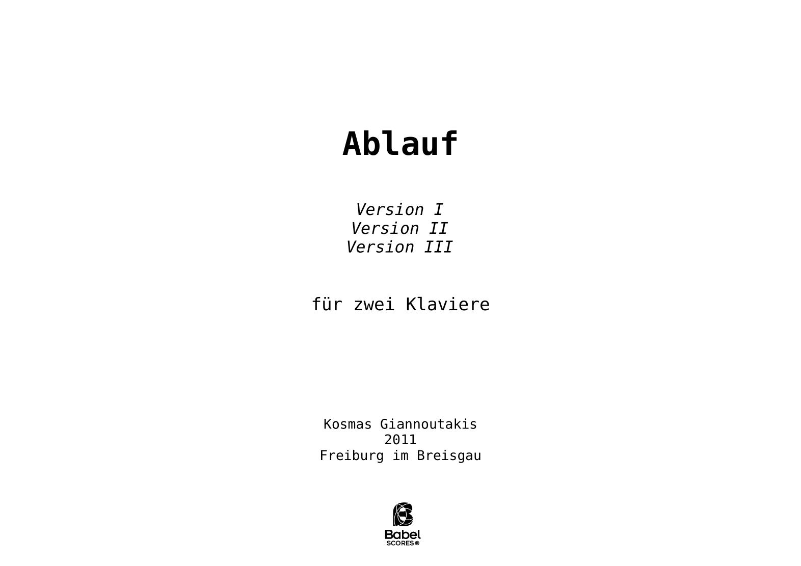 Ablauf