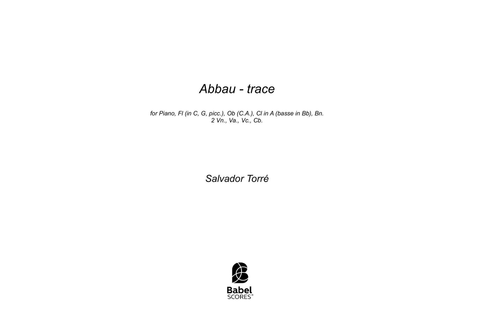 Abbau-trace