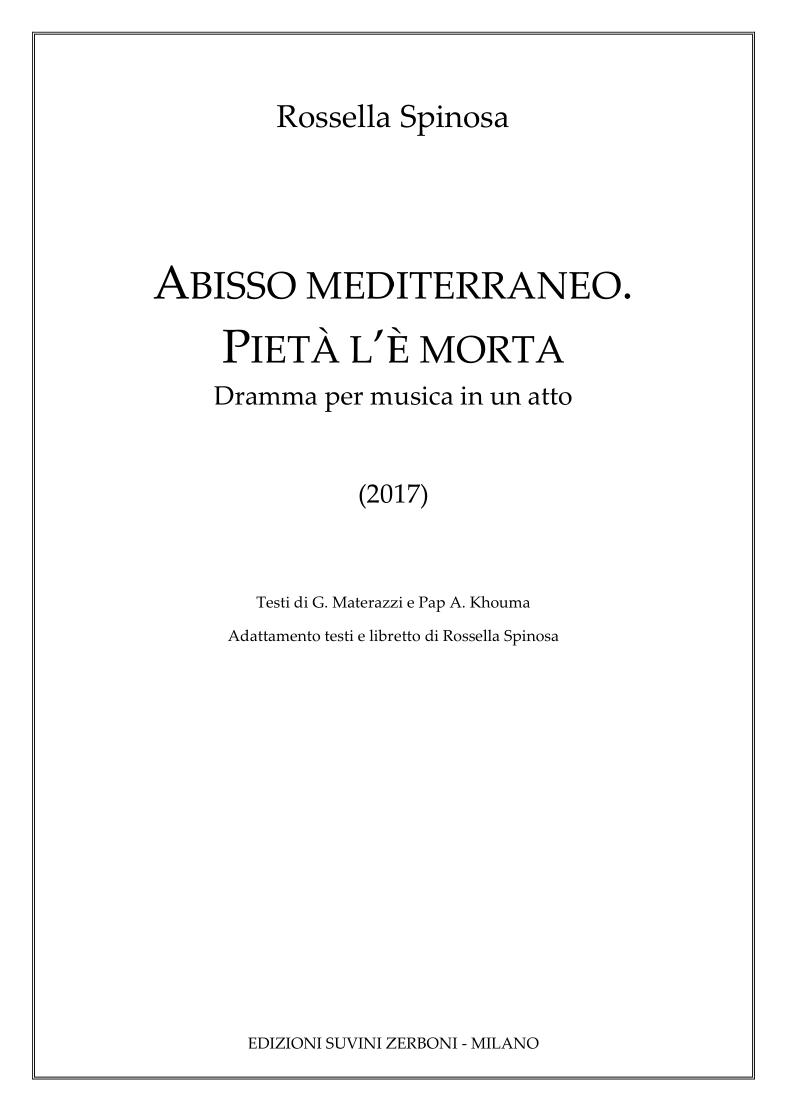 Abisso mediterraneo Pieta l e morta