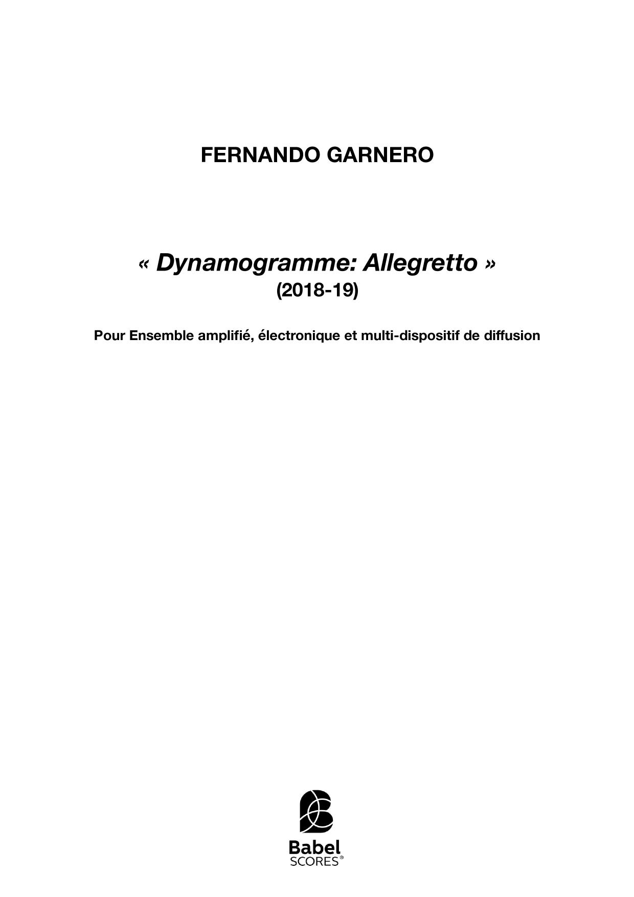 Allegretto ：Dynamogramme