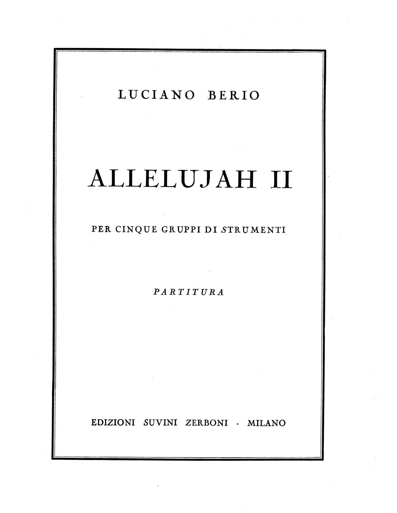 Allelujah II