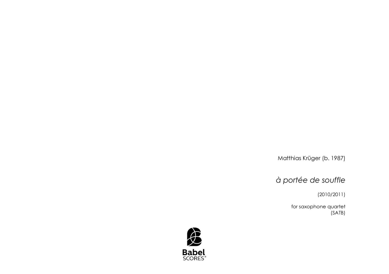 à portée de souffle