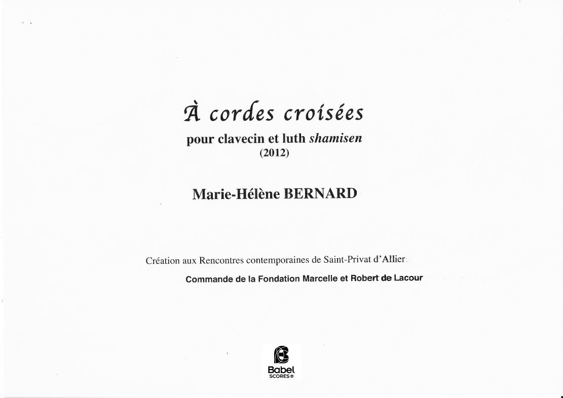 A cordes croisées