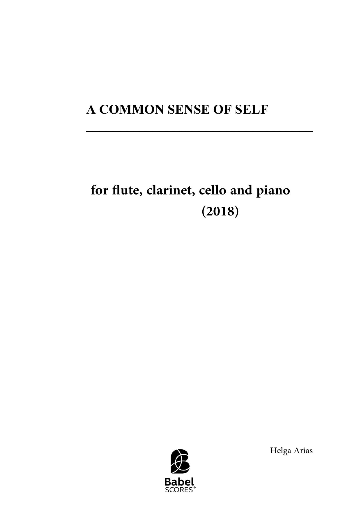 A Common Sense of Self