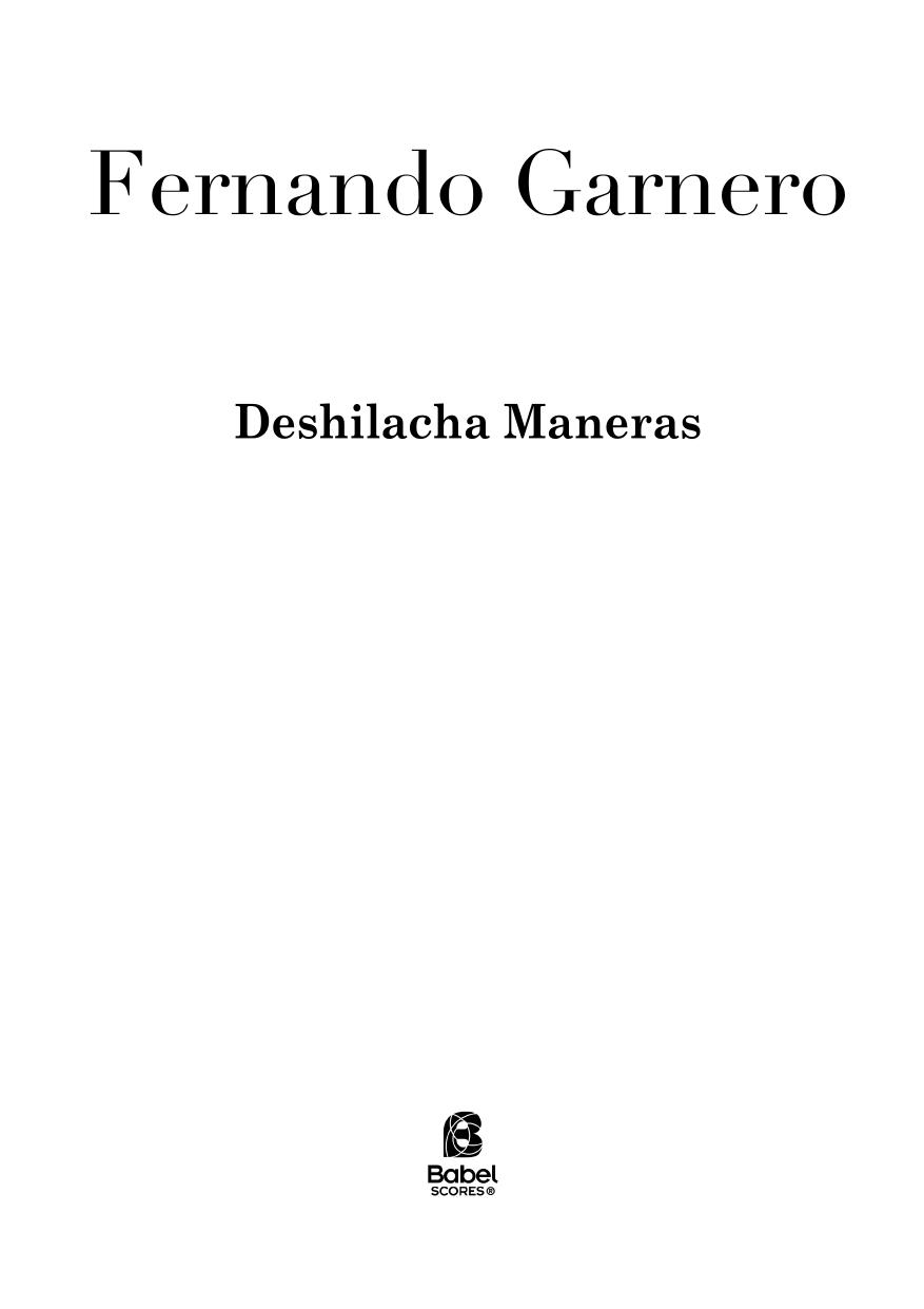 Deshilacha Maneras