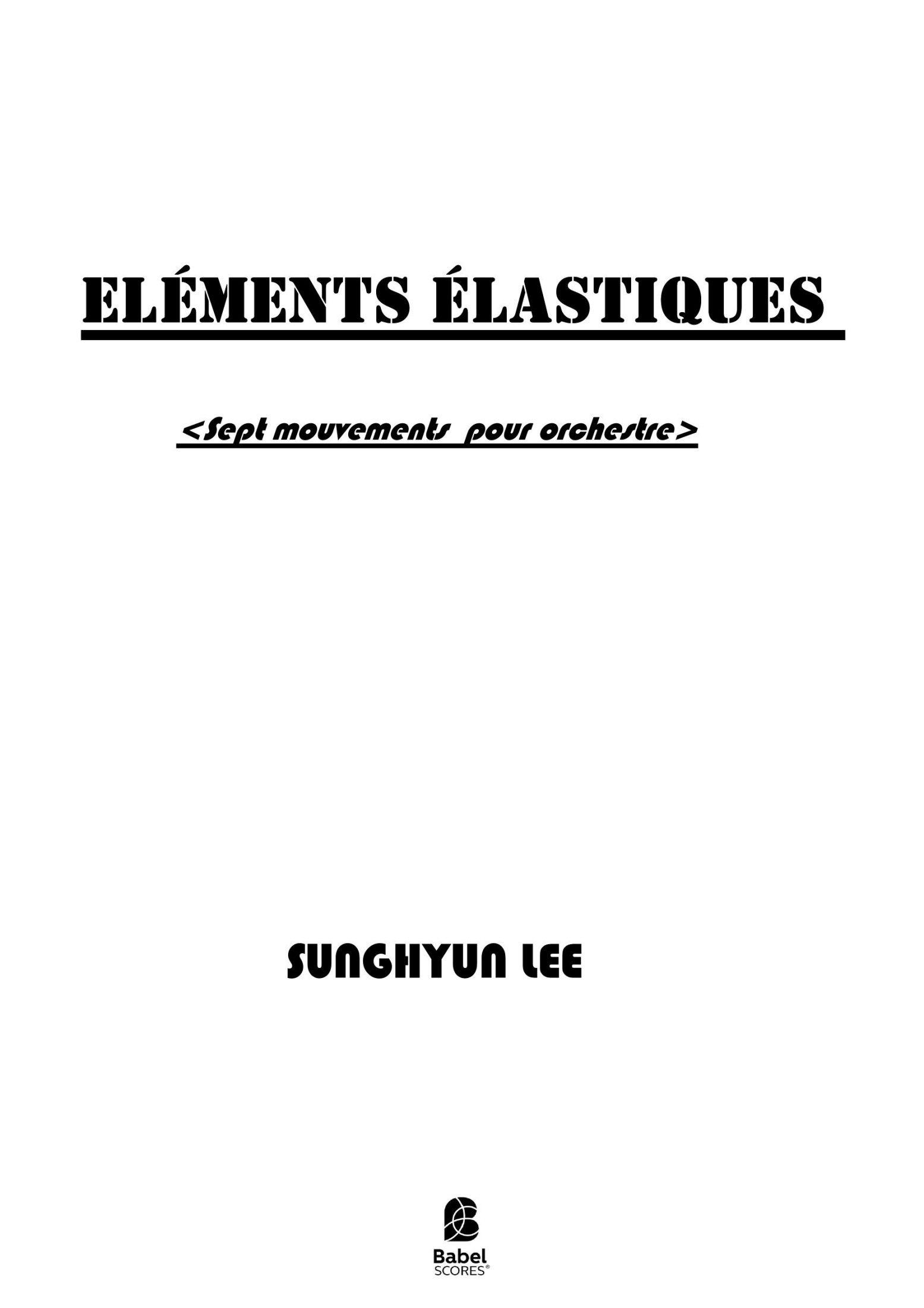Eléments Élastiques