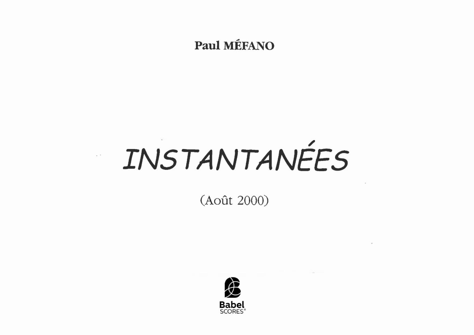 Instantanées