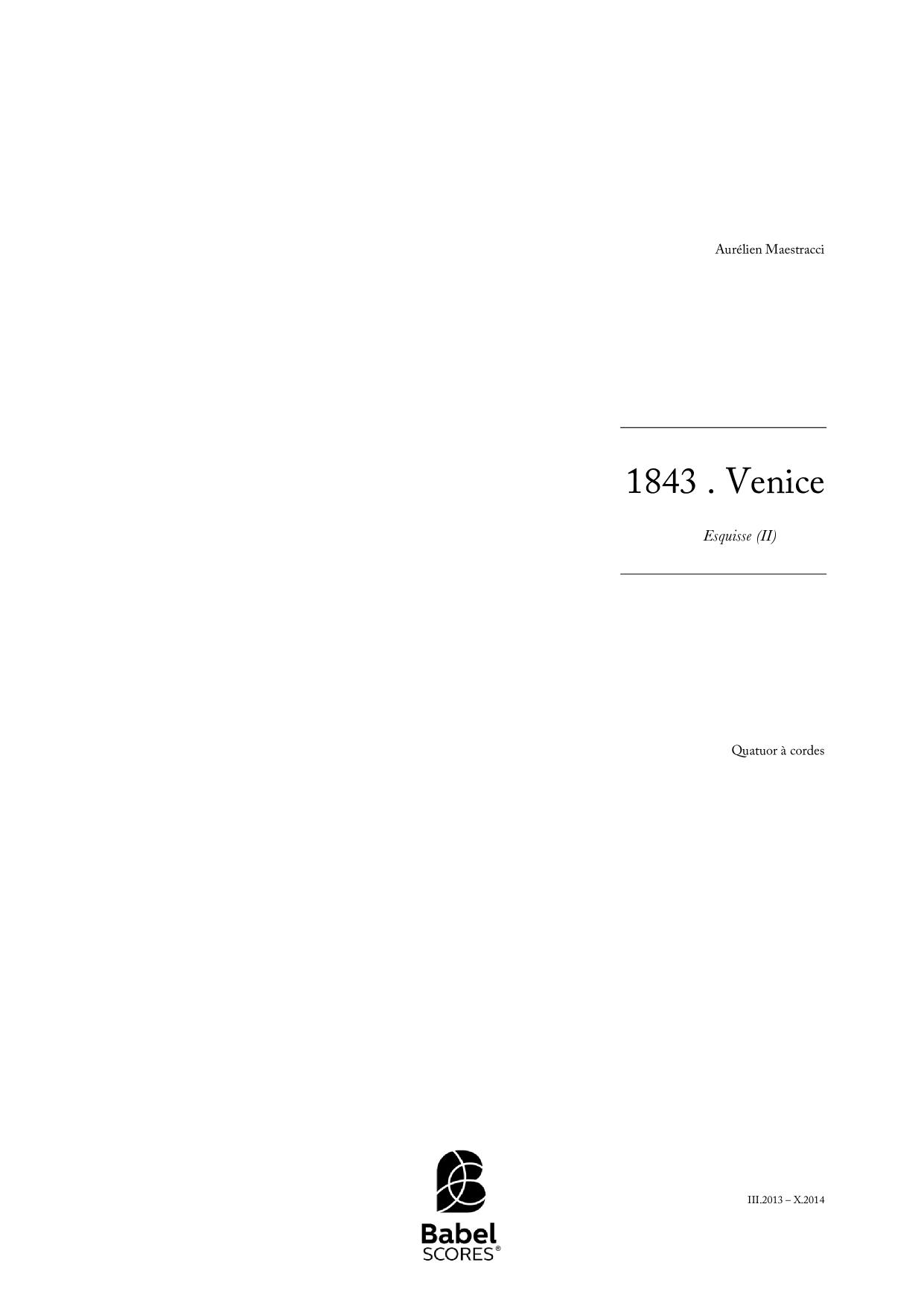 1843 • Venice