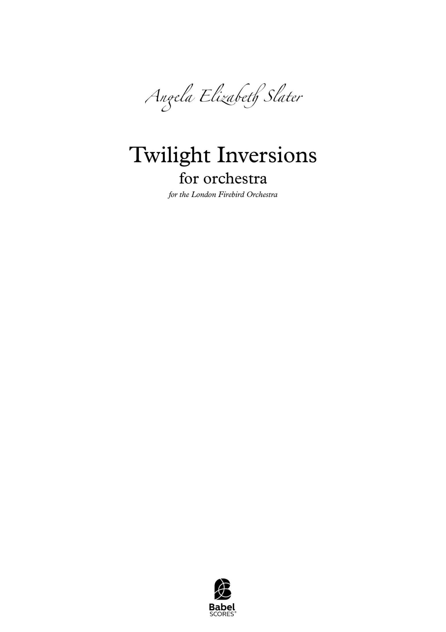 Twilight inversions