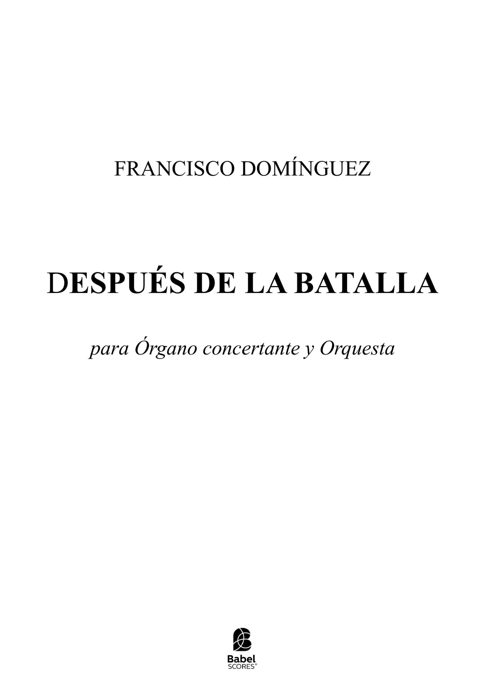 Después de la Batalla