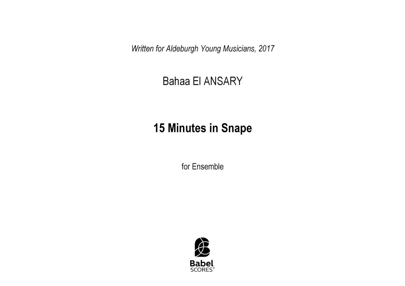 15 Minutes in Snape