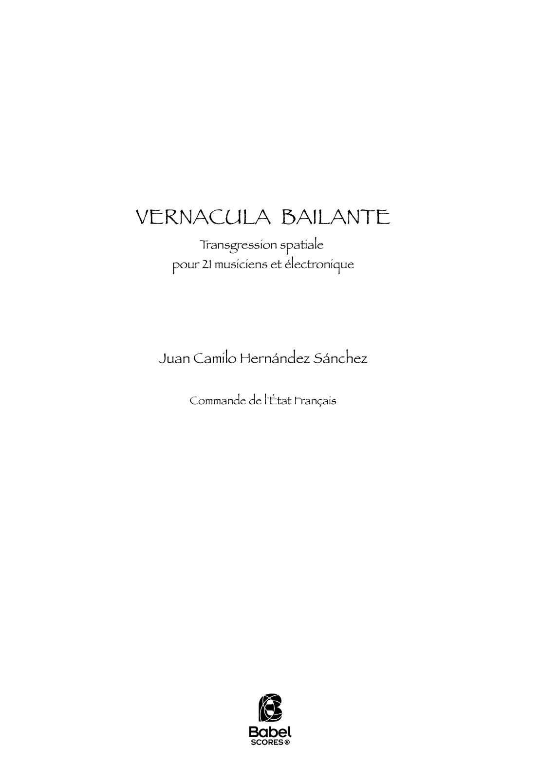 Vernacula bailante