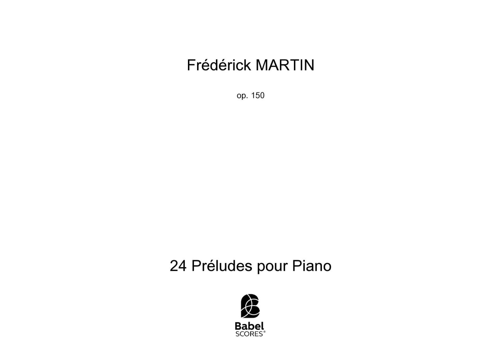 24 Préludes pour Piano