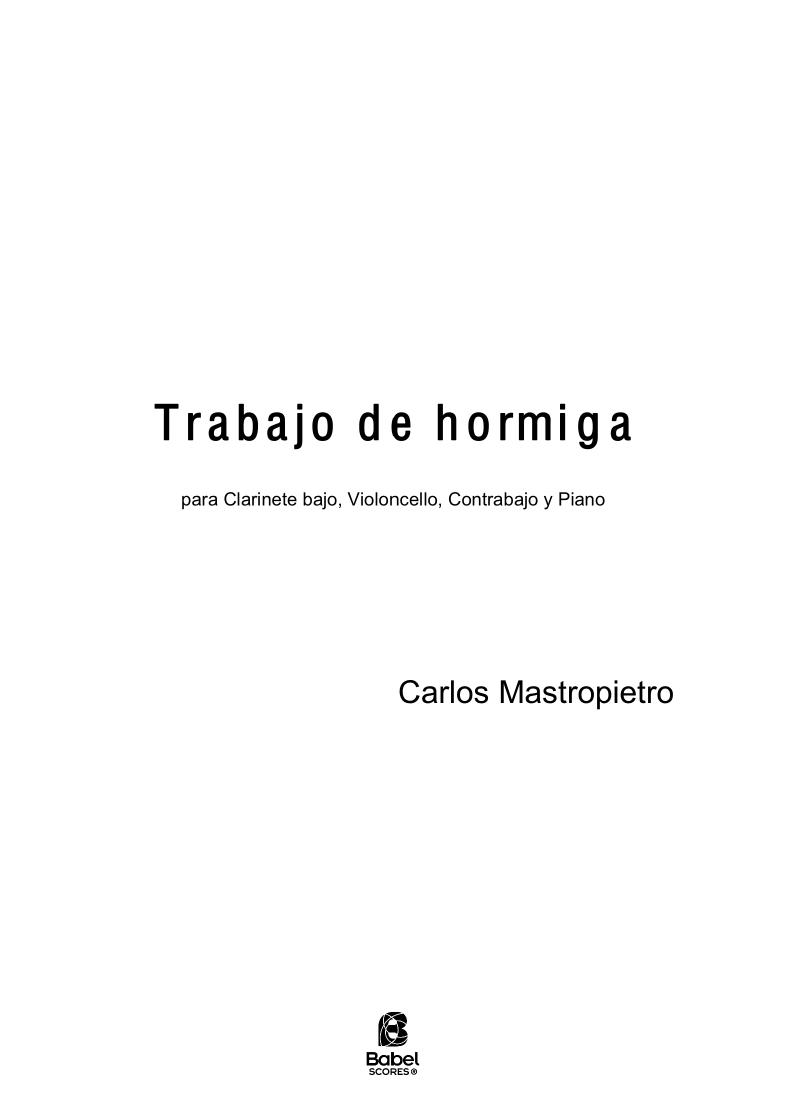 Trabajo de hormiga