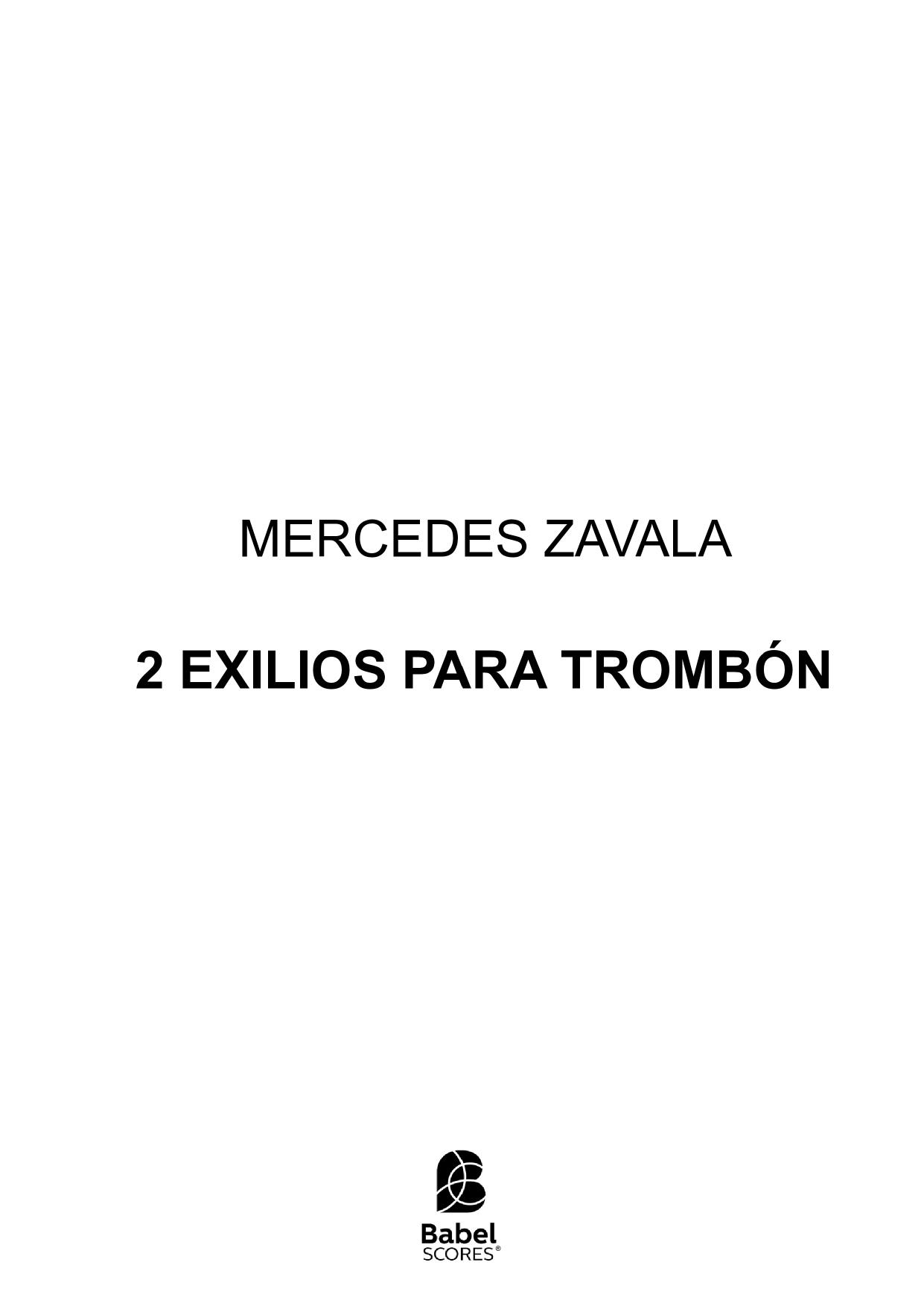 2 EXILIOS para trombón