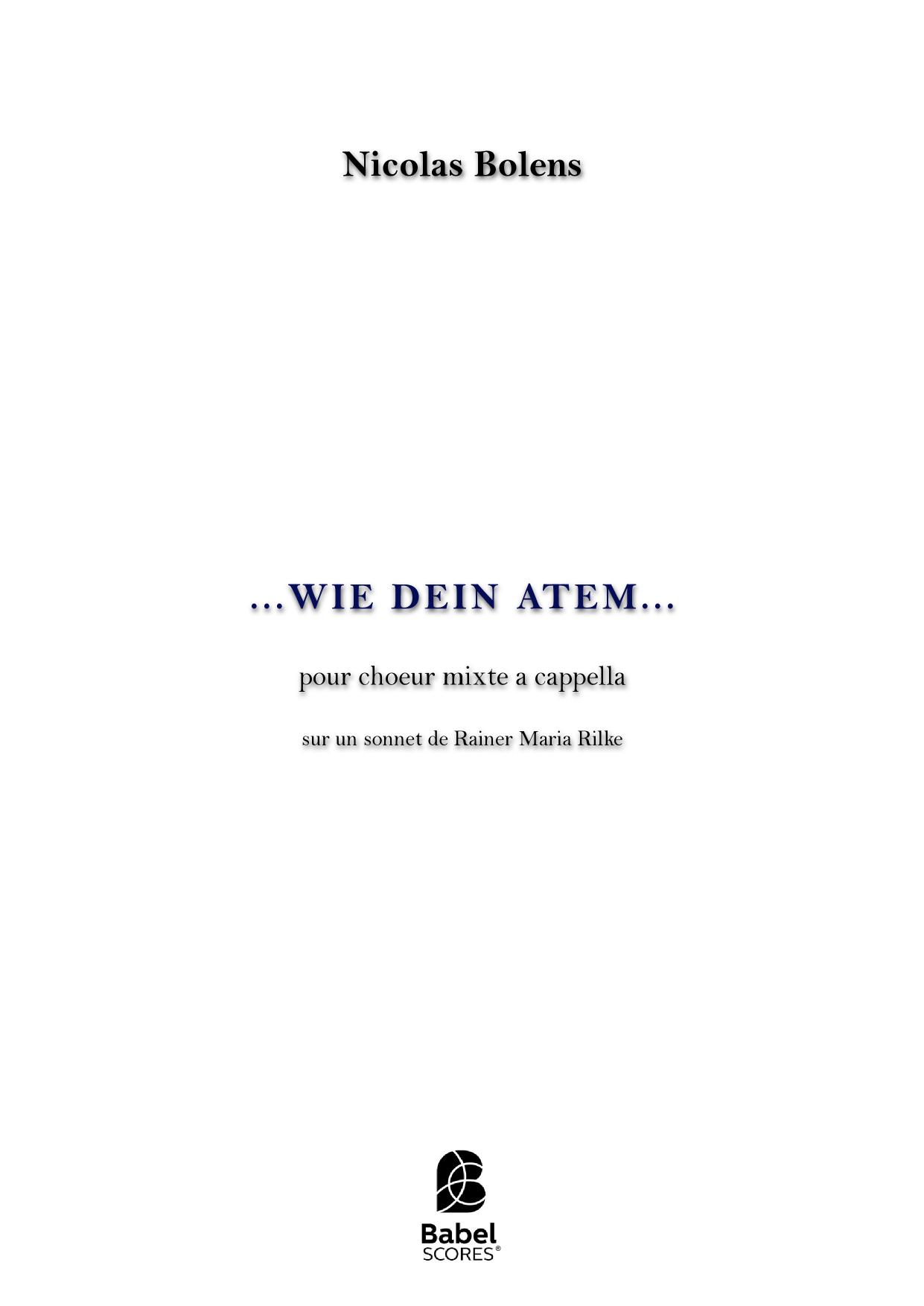 ...Wie dein Atem