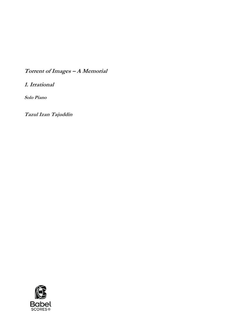 Torrent of images-A memoriam