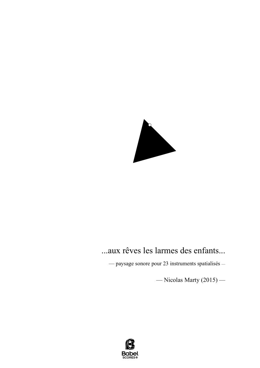 ...aux rêves les larmes des enfants...