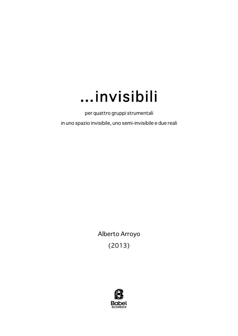 ...invisibili