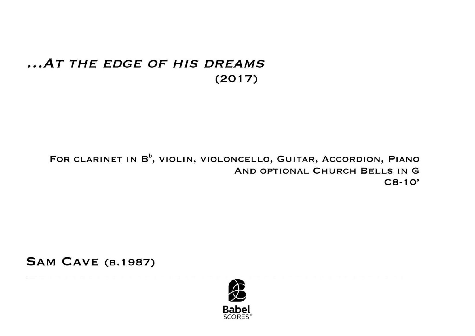 ...at the edge of his dreams