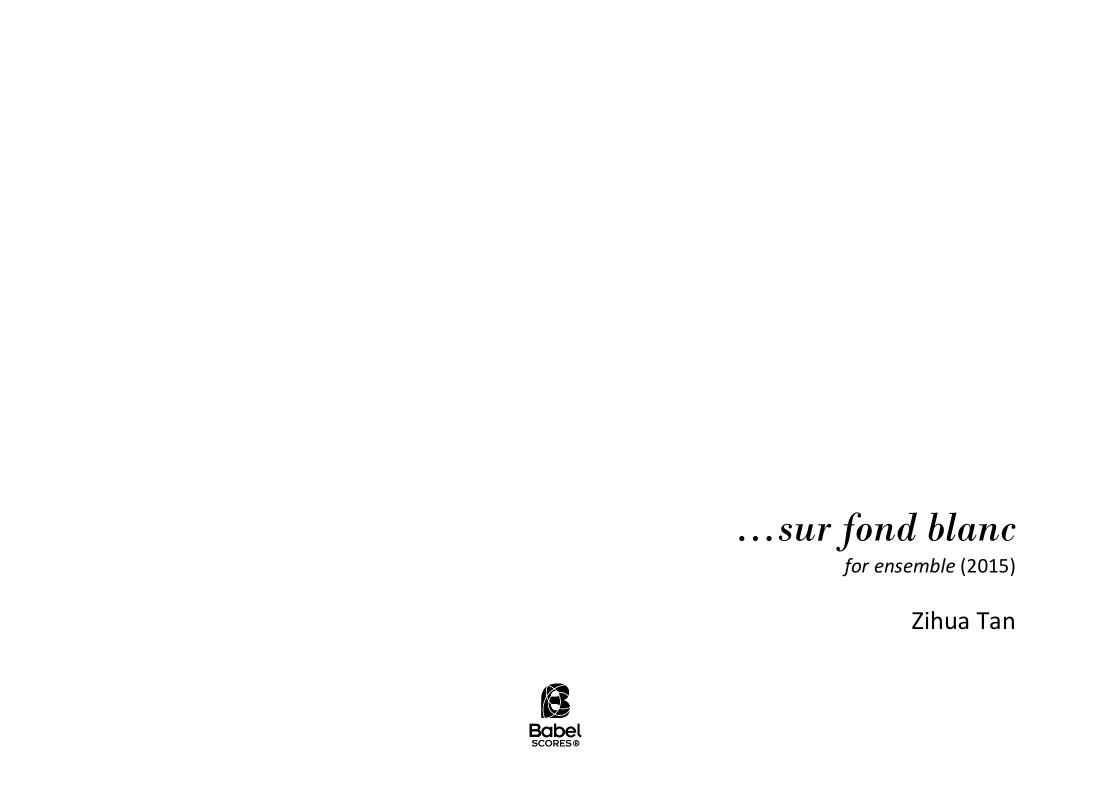 ... sur fond blanc