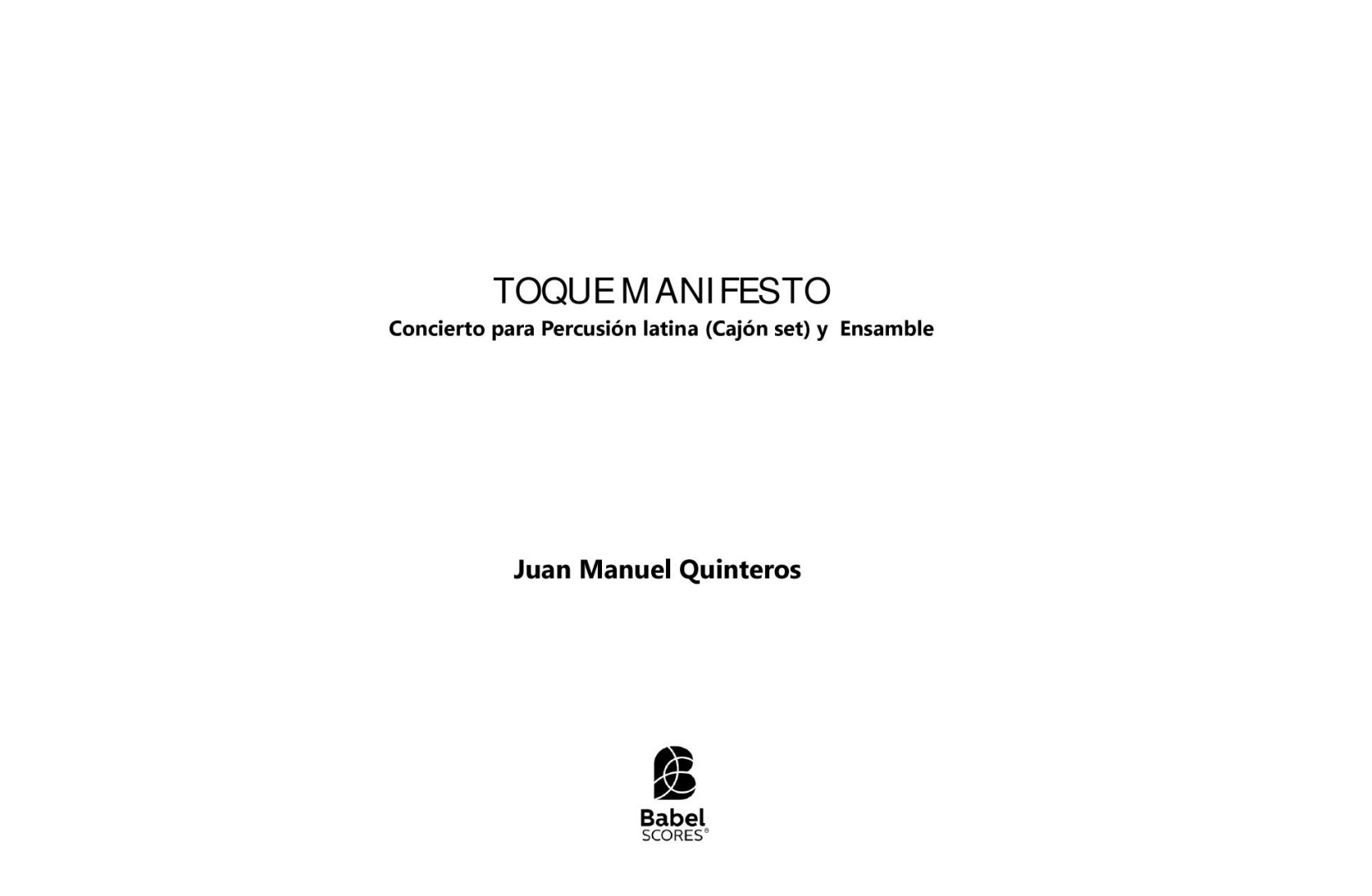 Toque Manifesto