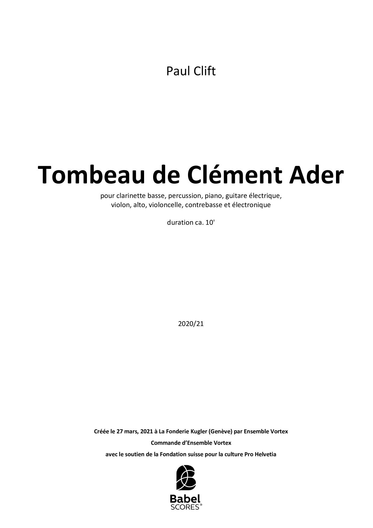 Tombeau de Clément Ader