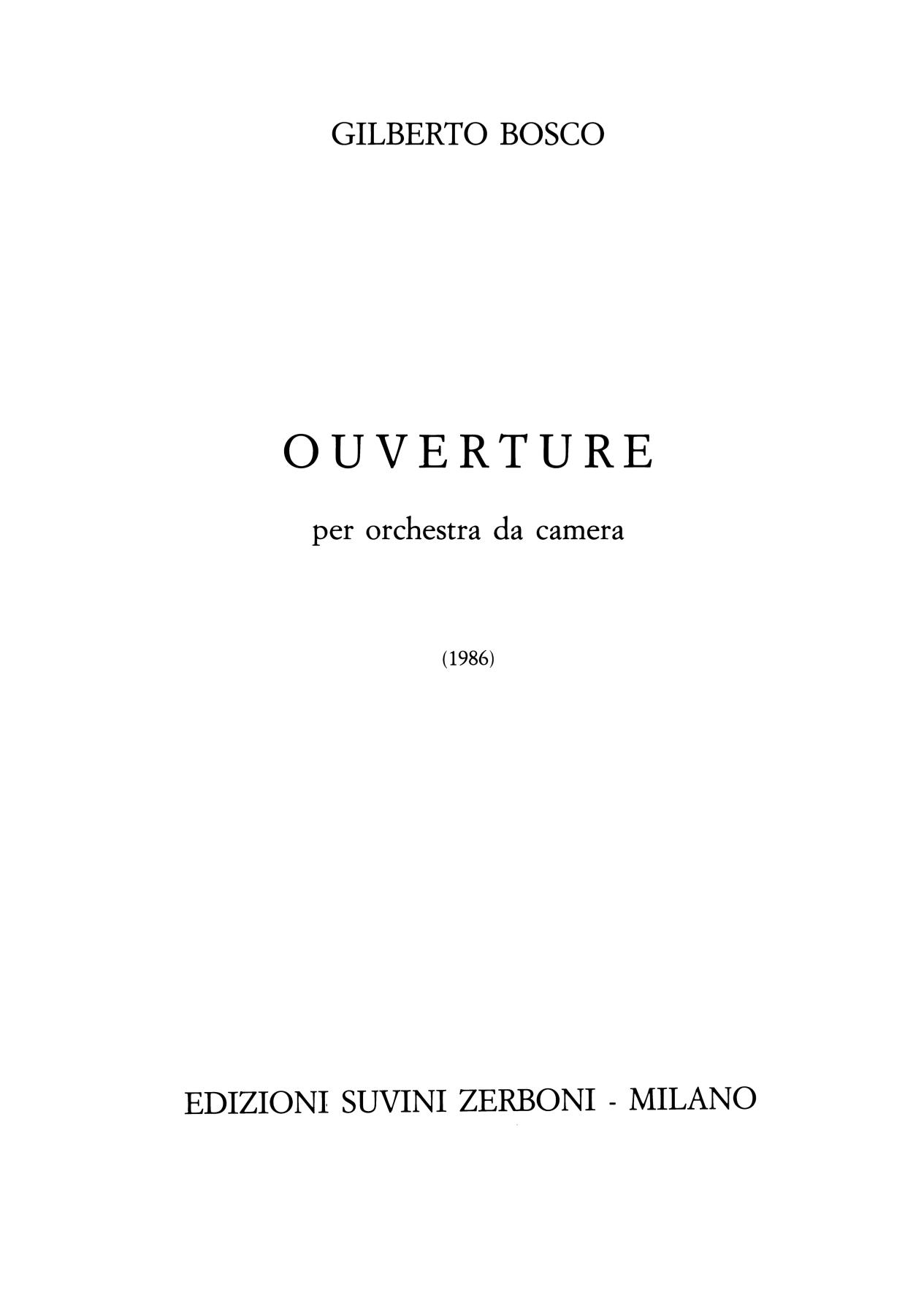 Ouverture