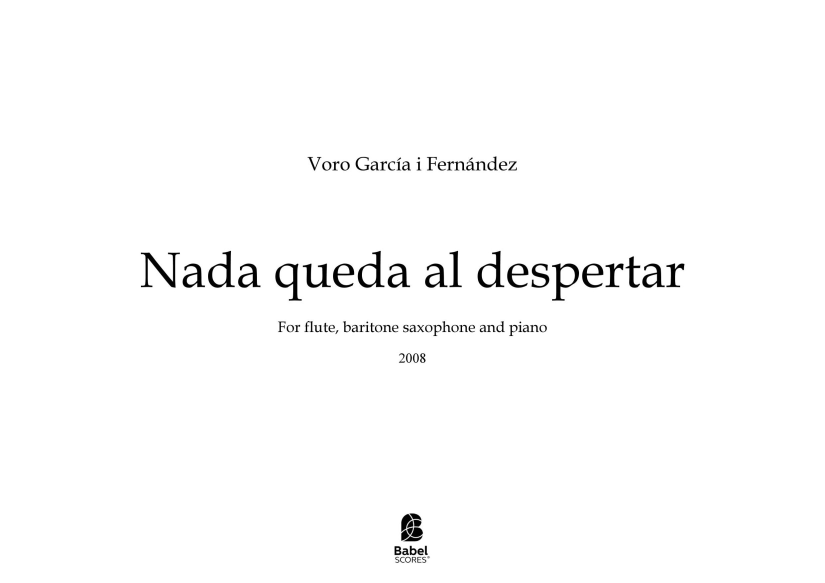 Nada queda al despertar