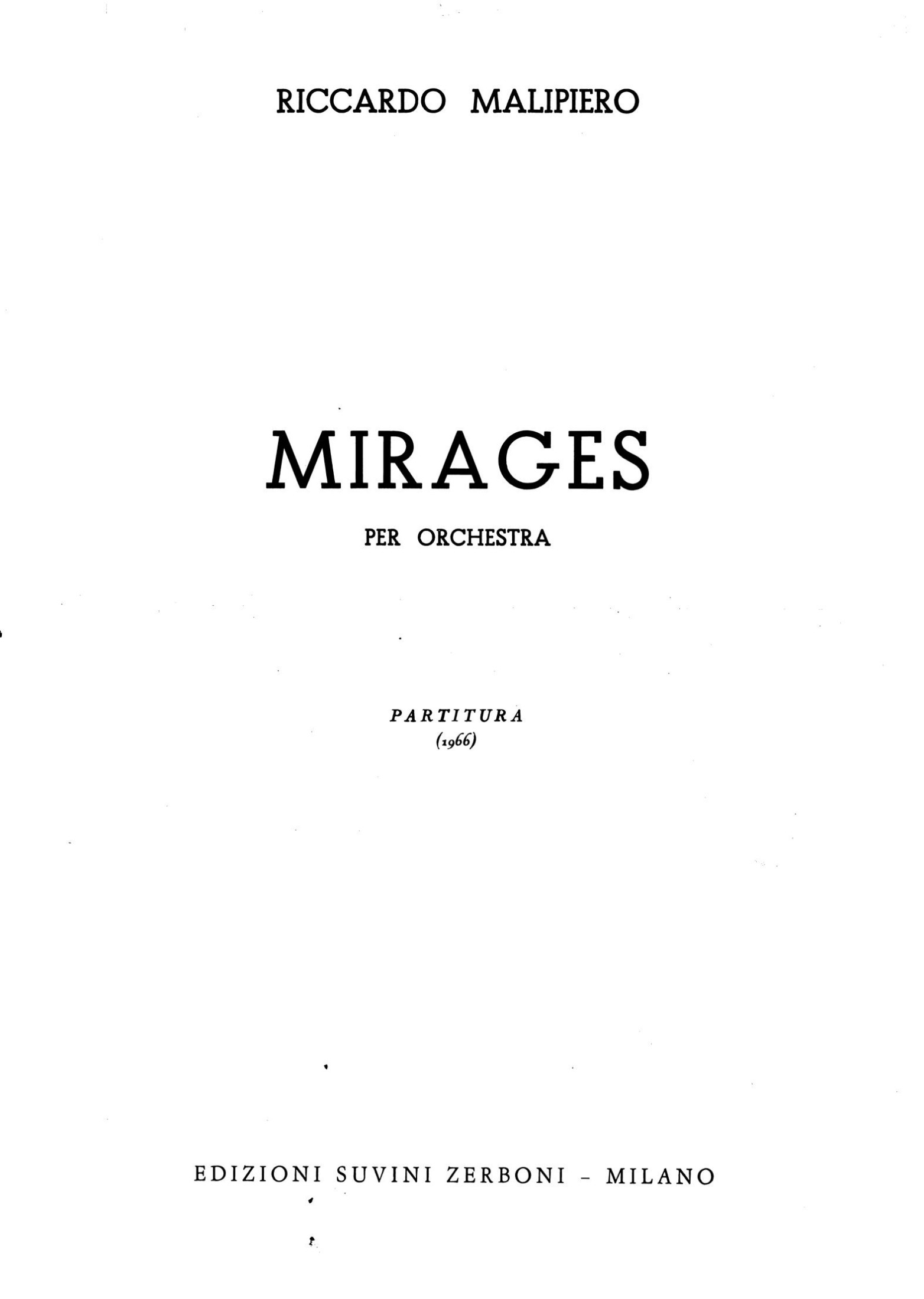 Mirages
