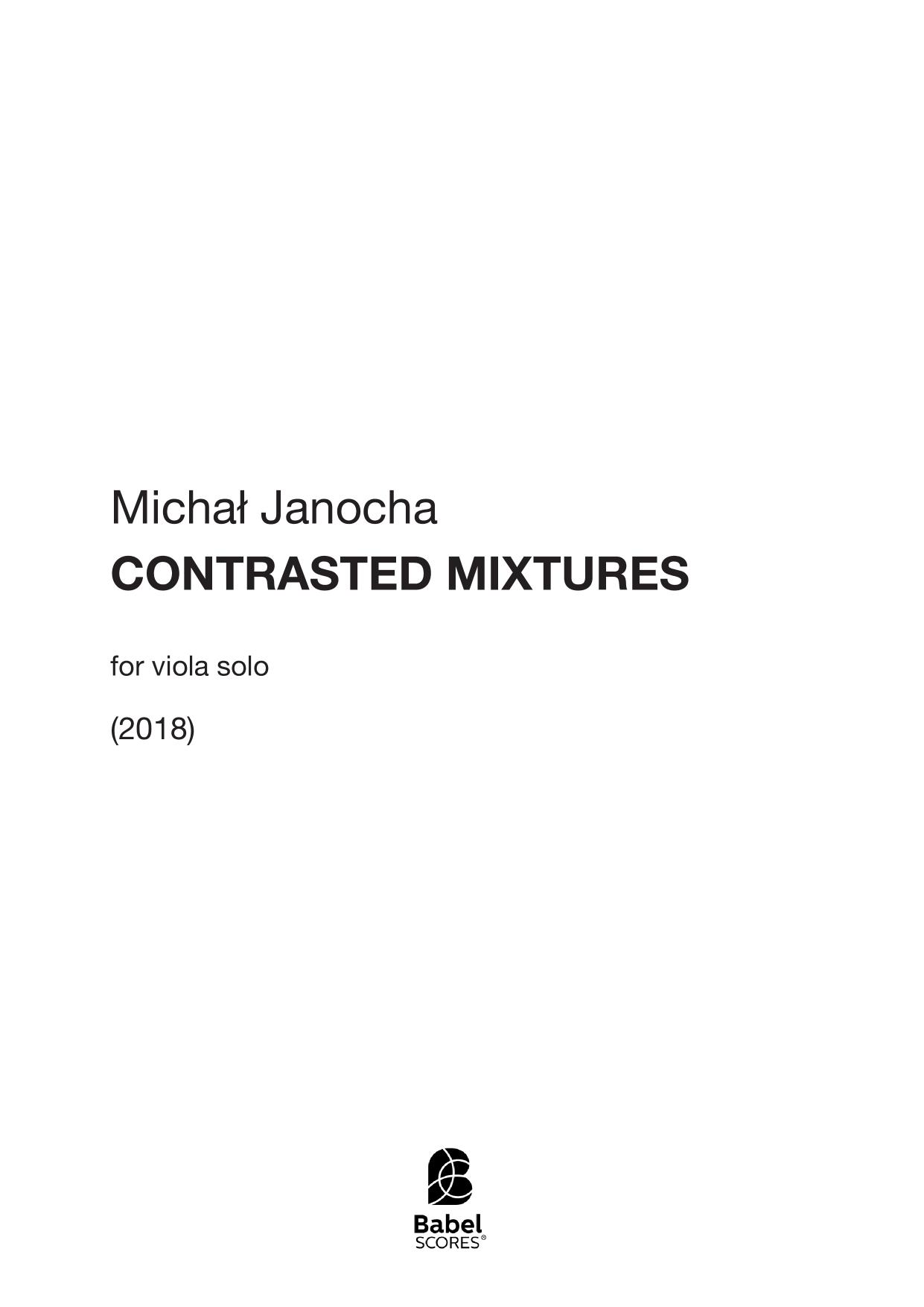 Contrasted Mixtures