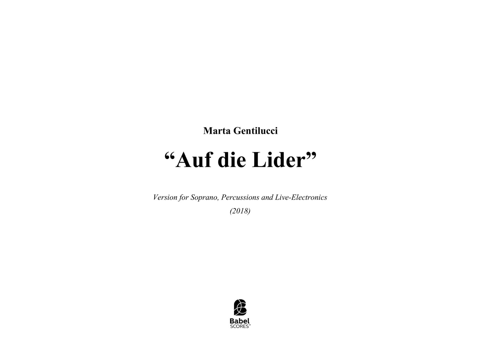 Auf die Lider