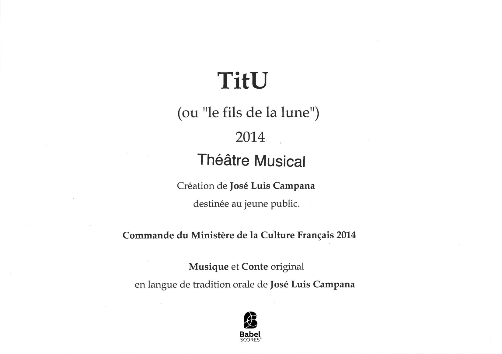 TitU ( ou le fils de la lune)