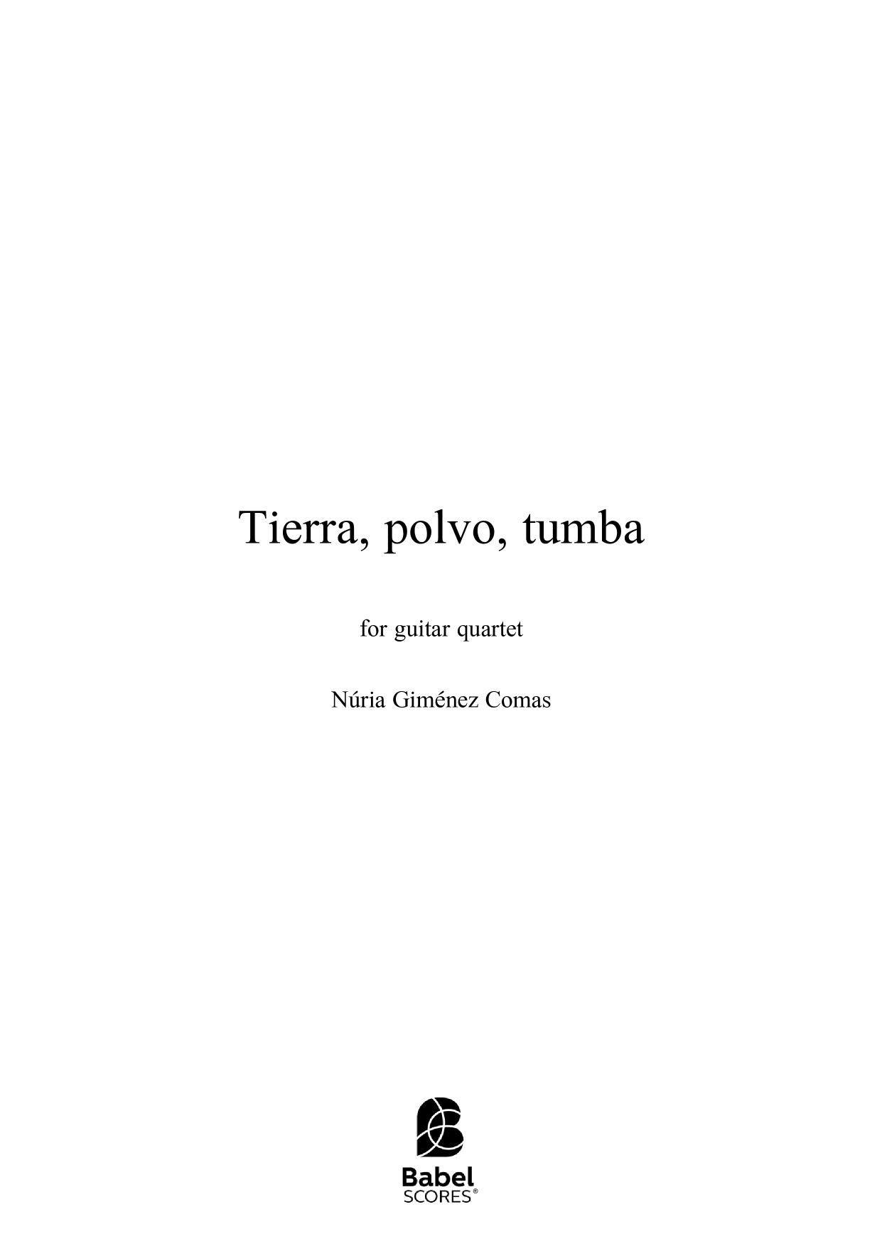 Tierra, polvo, tumba
