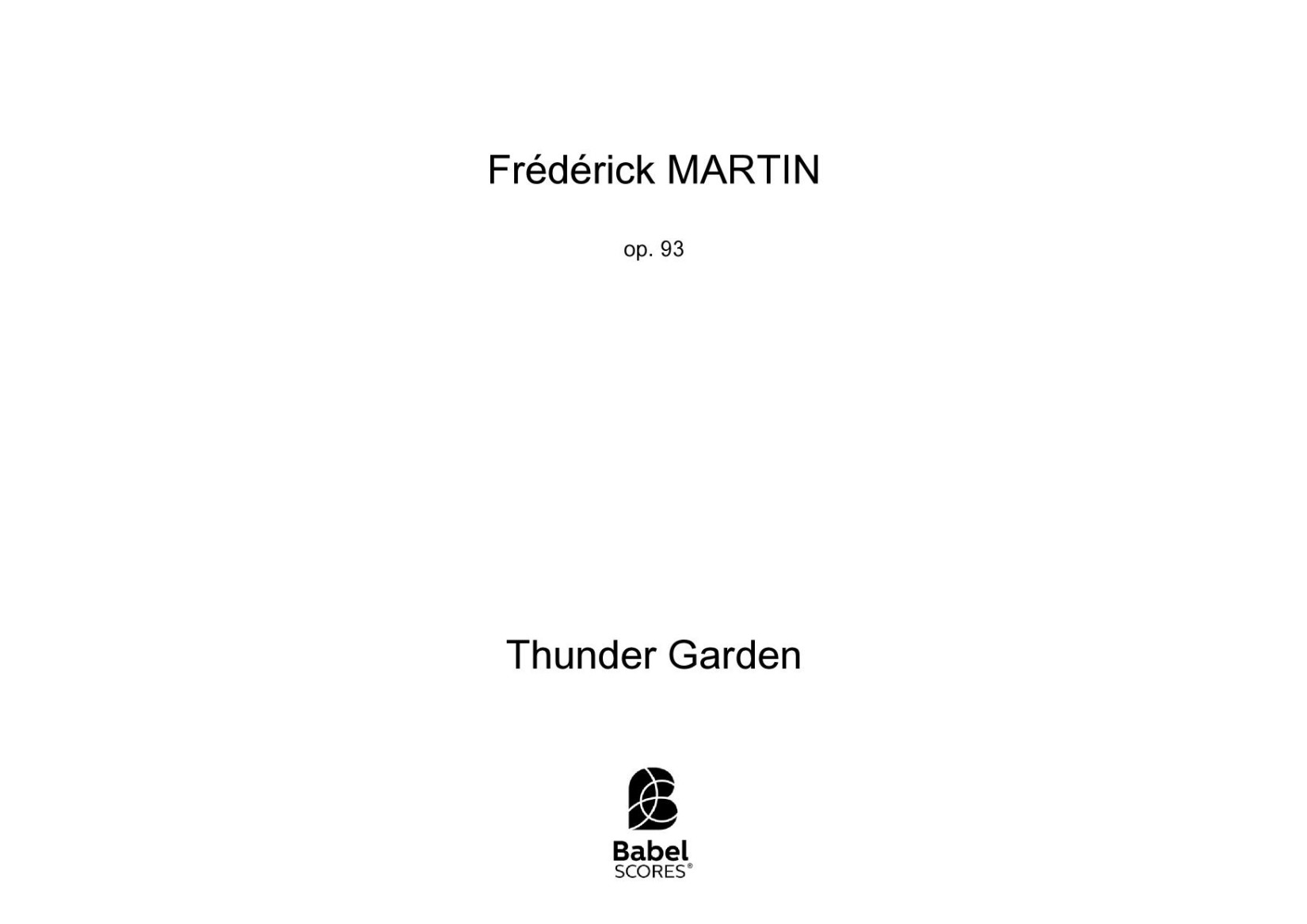 Thunder Garden