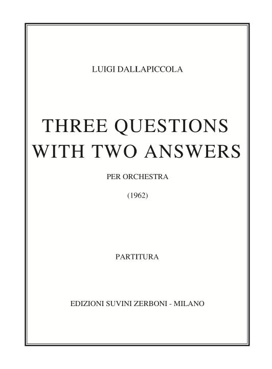 Three question with two answers