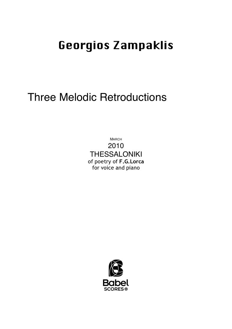 Three melodic retroductions