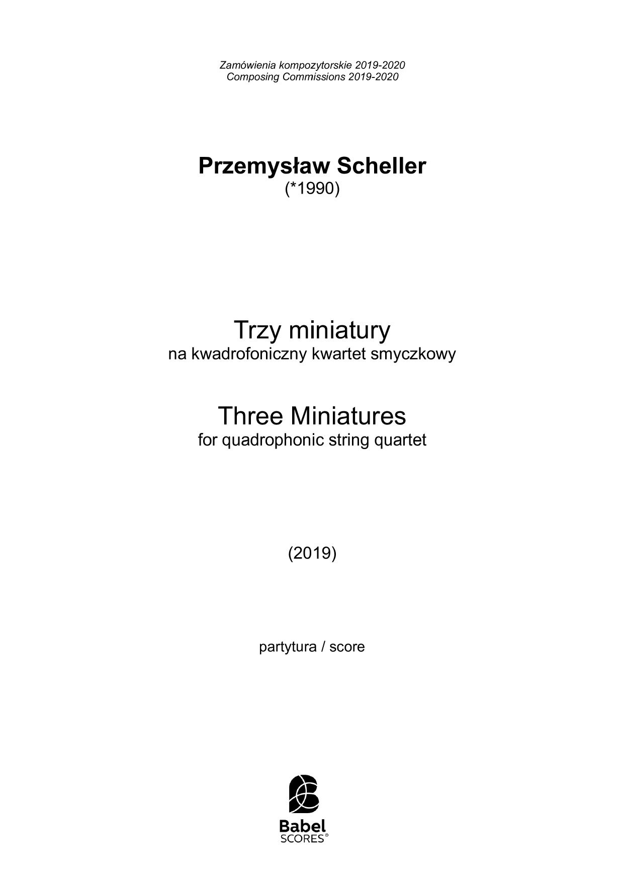Three Miniatures