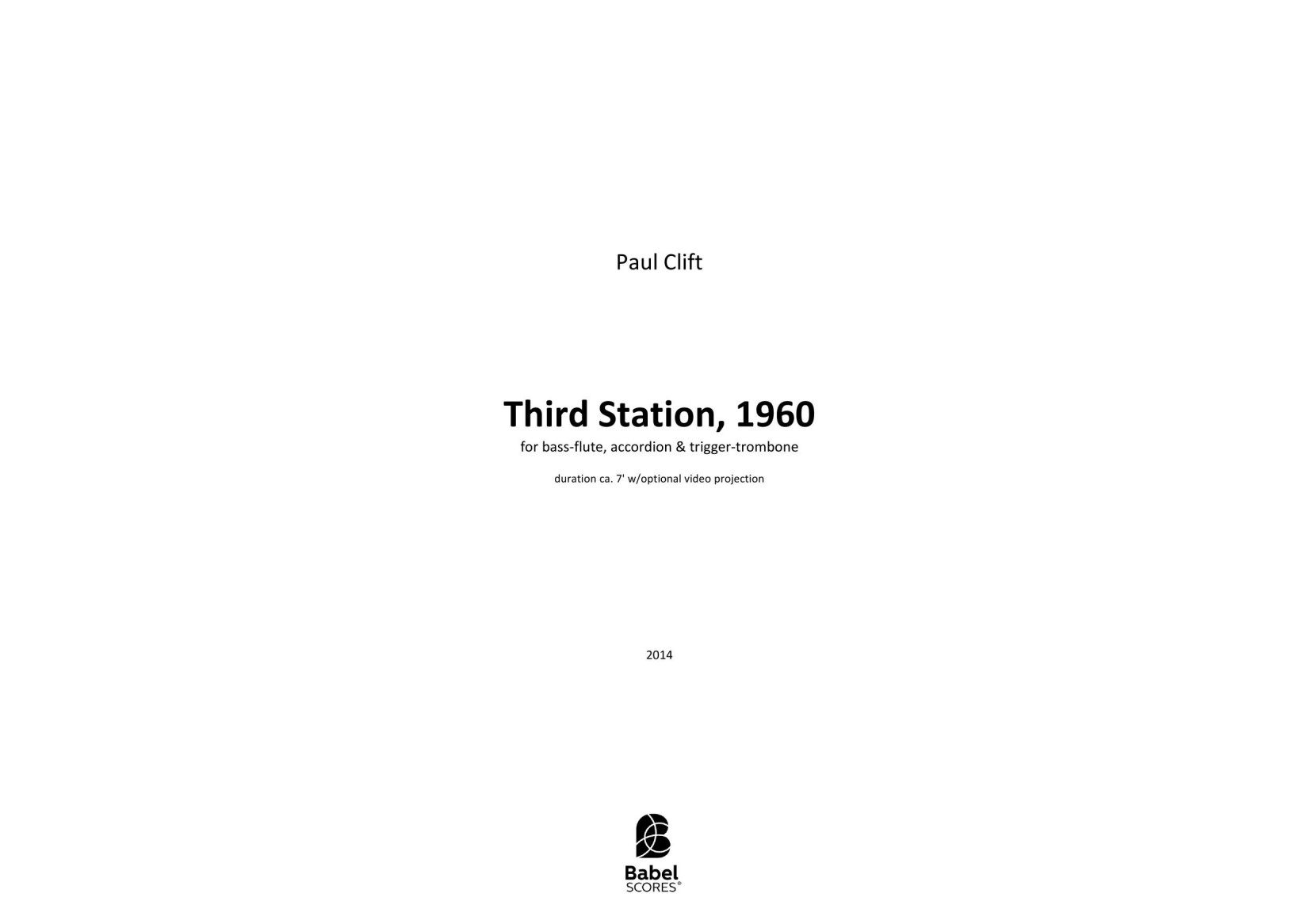 Third Station, 1960