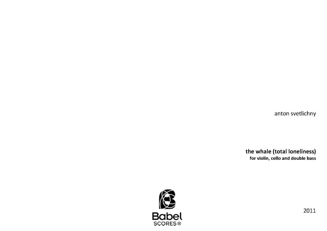 The Whale (Total Loneliness)
