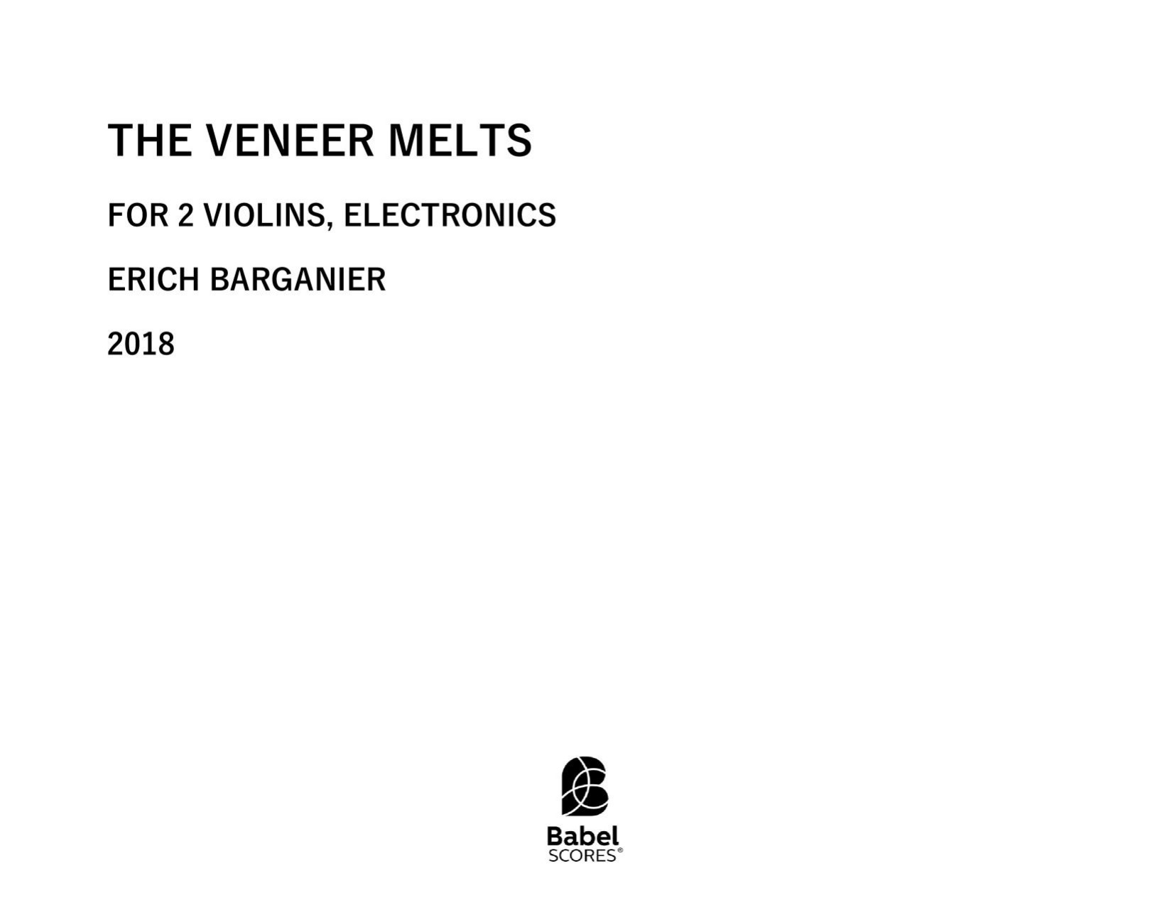 The Veneer Melts