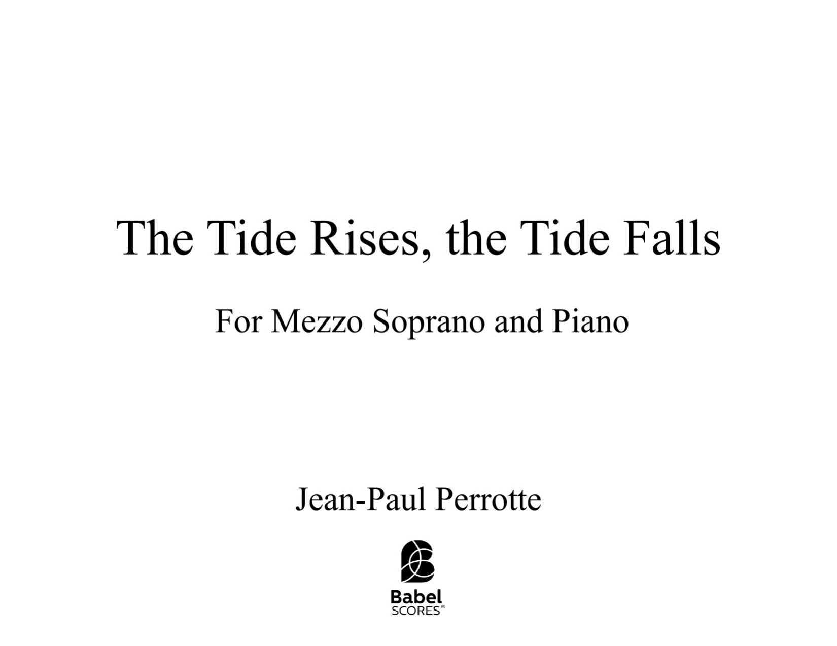 The Tide Rises, the Tide Falls