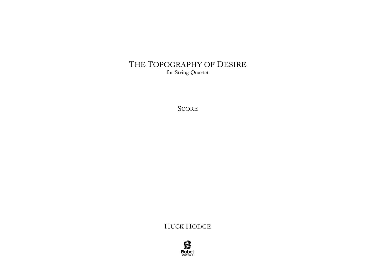 The Topography of Desire
